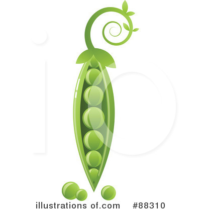 Royalty-Free (RF) Peas Clipart Illustration by Tonis Pan - Stock Sample #88310