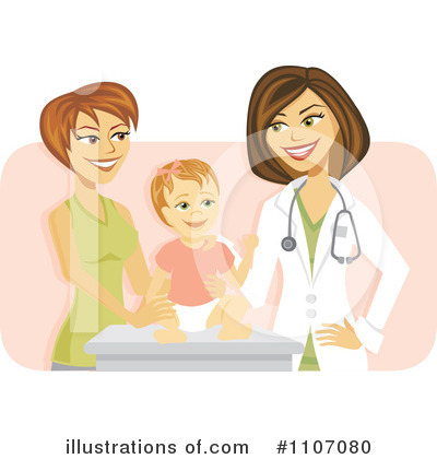 Royalty-Free (RF) Pediatrician Clipart Illustration by Amanda Kate - Stock Sample #1107080