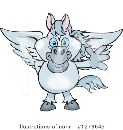 Pegasus Clipart #1278645 by Dennis Holmes Designs