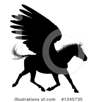 Pegasus Clipart #1345735 by AtStockIllustration