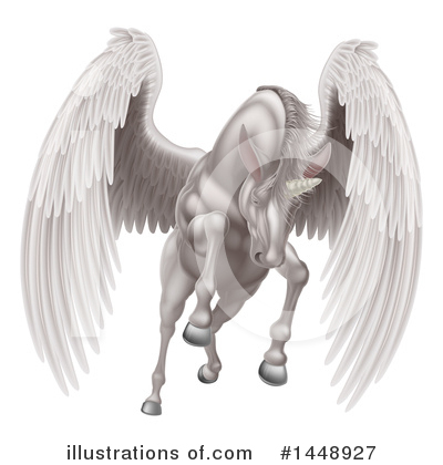 Royalty-Free (RF) Pegasus Clipart Illustration by AtStockIllustration - Stock Sample #1448927