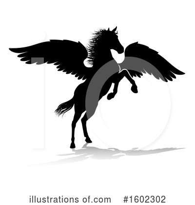 Royalty-Free (RF) Pegasus Clipart Illustration by AtStockIllustration - Stock Sample #1602302