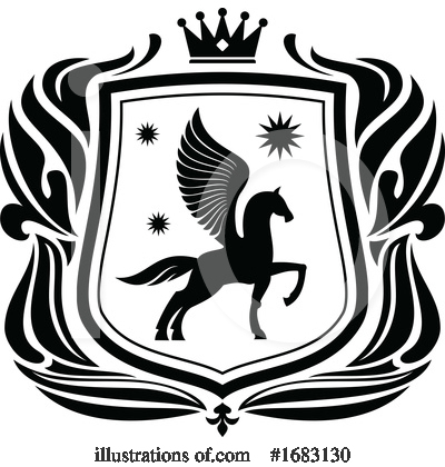 Royalty-Free (RF) Pegasus Clipart Illustration by Vector Tradition SM - Stock Sample #1683130