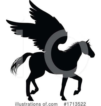 Royalty-Free (RF) Pegasus Clipart Illustration by AtStockIllustration - Stock Sample #1713522