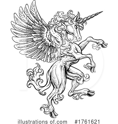 Pegasus Clipart #1761621 by AtStockIllustration