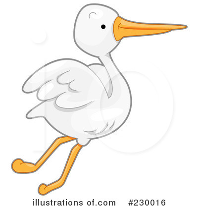 Royalty-Free (RF) Pelican Clipart Illustration by BNP Design Studio - Stock Sample #230016