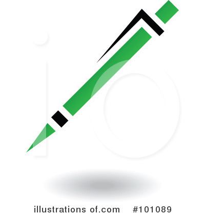 Royalty-Free (RF) Pen Clipart Illustration by cidepix - Stock Sample #101089