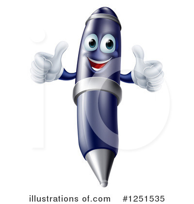 Fountain Pen Clipart #1251535 by AtStockIllustration