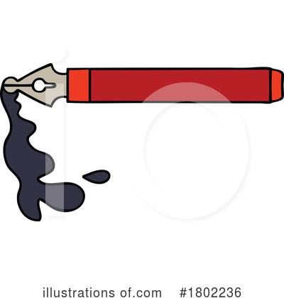 Royalty-Free (RF) Pen Clipart Illustration by lineartestpilot - Stock Sample #1802236