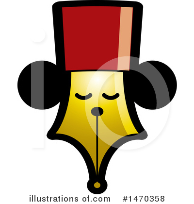 Royalty-Free (RF) Pen Nib Clipart Illustration by Lal Perera - Stock Sample #1470358