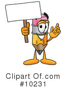 Pencil Clipart #10231 by Mascot Junction