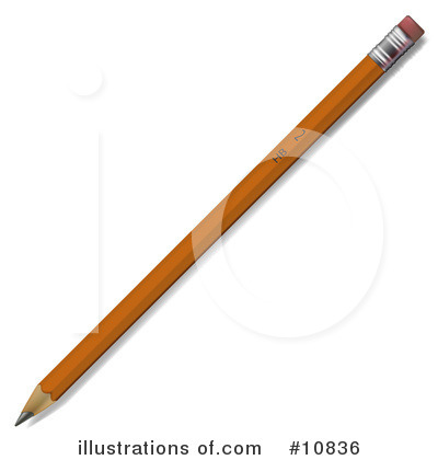 Royalty-Free (RF) Pencil Clipart Illustration by Leo Blanchette - Stock Sample #10836