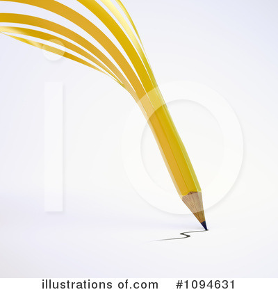 Royalty-Free (RF) Pencil Clipart Illustration by Mopic - Stock Sample #1094631