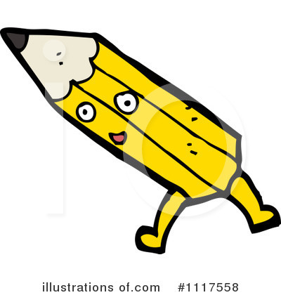 Royalty-Free (RF) Pencil Clipart Illustration by lineartestpilot - Stock Sample #1117558