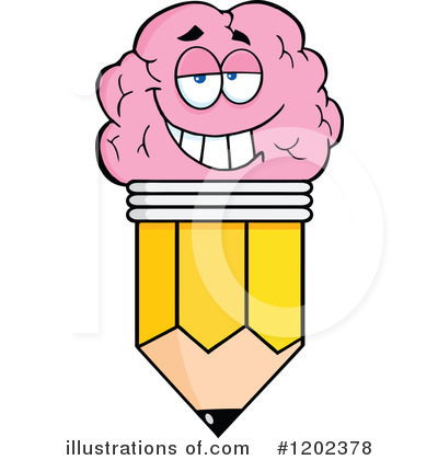 Royalty-Free (RF) Pencil Clipart Illustration by Hit Toon - Stock Sample #1202378