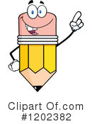 Pencil Clipart #1202382 by Hit Toon