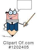 Pencil Clipart #1202405 by Hit Toon