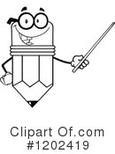 Pencil Clipart #1202419 by Hit Toon
