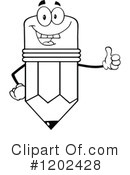 Pencil Clipart #1202428 by Hit Toon