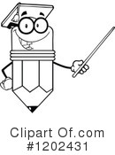 Pencil Clipart #1202431 by Hit Toon