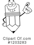 Pencil Clipart #1203283 by Hit Toon