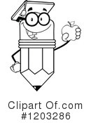 Pencil Clipart #1203286 by Hit Toon