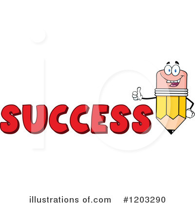 Royalty-Free (RF) Pencil Clipart Illustration by Hit Toon - Stock Sample #1203290