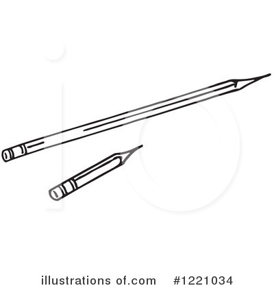 Royalty-Free (RF) Pencil Clipart Illustration by Picsburg - Stock Sample #1221034
