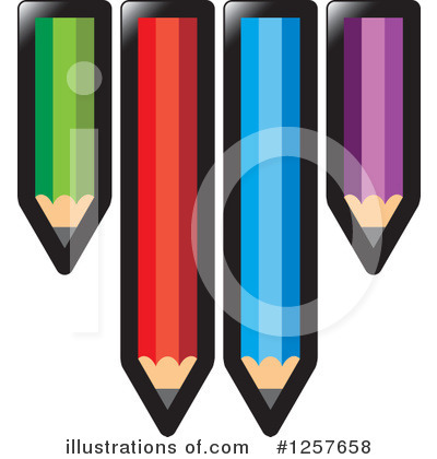 Royalty-Free (RF) Pencil Clipart Illustration by Lal Perera - Stock Sample #1257658