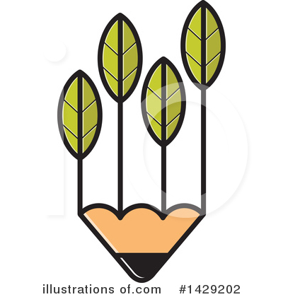 Pencils Clipart #1429202 by Lal Perera