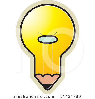 Pencil Clipart #1434789 by Lal Perera