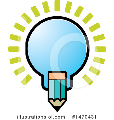 Light Bulb Clipart #1470431 by Lal Perera