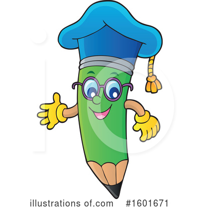 Royalty-Free (RF) Pencil Clipart Illustration by visekart - Stock Sample #1601671