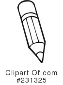 Pencil Clipart #231325 by visekart