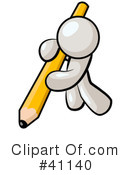 Pencil Clipart #41140 by Leo Blanchette