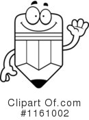 Pencil Mascot Clipart #1161002 by Cory Thoman