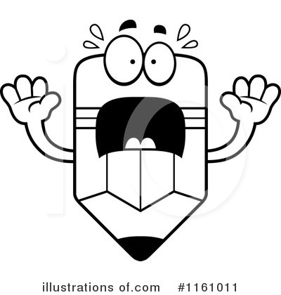 Royalty-Free (RF) Pencil Mascot Clipart Illustration by Cory Thoman - Stock Sample #1161011