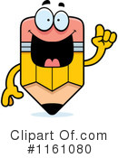 Pencil Mascot Clipart #1161080 by Cory Thoman