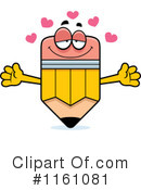 Pencil Mascot Clipart #1161081 by Cory Thoman