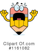 Pencil Mascot Clipart #1161082 by Cory Thoman