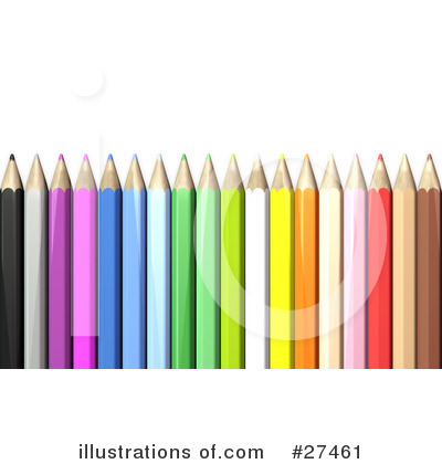 Color Pencils Clipart #27461 by Frog974