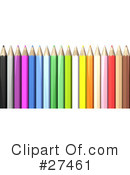 Pencils Clipart #27461 by Frog974