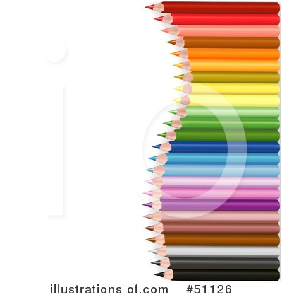 Royalty-Free (RF) Pencils Clipart Illustration by dero - Stock Sample #51126