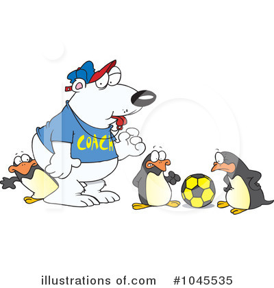 Royalty-Free (RF) Penguin Clipart Illustration by toonaday - Stock Sample #1045535