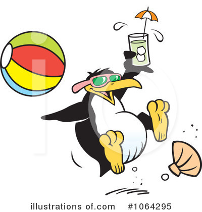 Royalty-Free (RF) Penguin Clipart Illustration by Johnny Sajem - Stock Sample #1064295