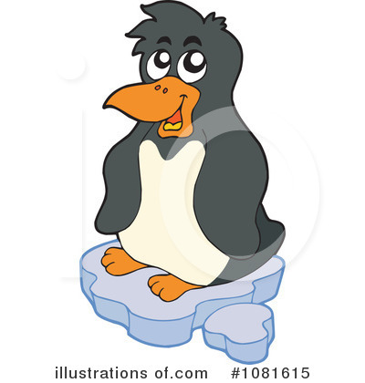 Royalty-Free (RF) Penguin Clipart Illustration by visekart - Stock Sample #1081615