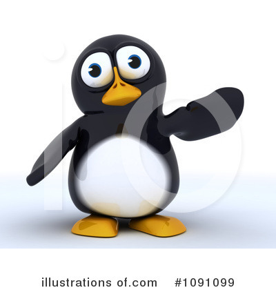 Royalty-Free (RF) Penguin Clipart Illustration by KJ Pargeter - Stock Sample #1091099