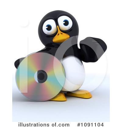 Royalty-Free (RF) Penguin Clipart Illustration by KJ Pargeter - Stock Sample #1091104