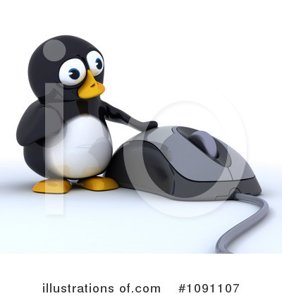 Royalty-Free (RF) Penguin Clipart Illustration by KJ Pargeter - Stock Sample #1091107