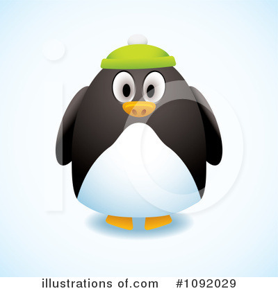 Royalty-Free (RF) Penguin Clipart Illustration by michaeltravers - Stock Sample #1092029
